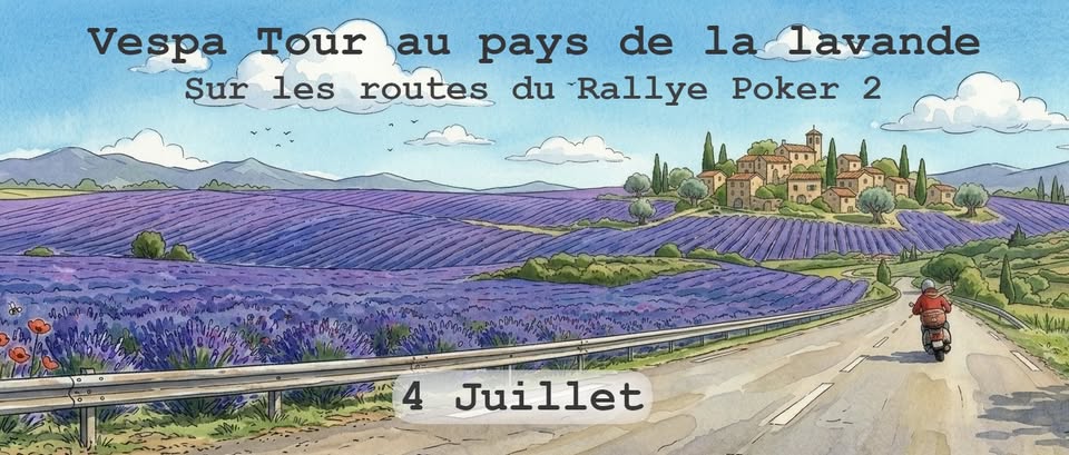 Vespa Tour au pays de la lavande